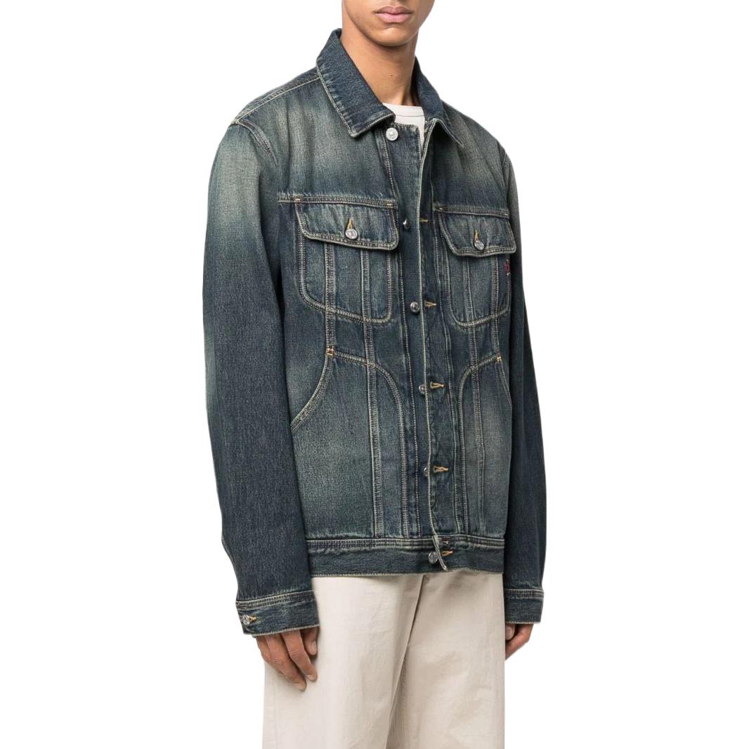 Purchase DIESEL Jaket Denim Pudar Biru Unisex A0351309C0401