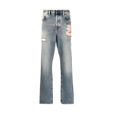 DIESEL Vintage Straight Leg Jeans Blue for Men A0358809E1001