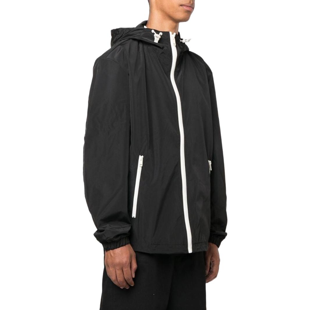 Shop Diesel Water-Resistant Sports Jacket Black A077960EFAK9XX