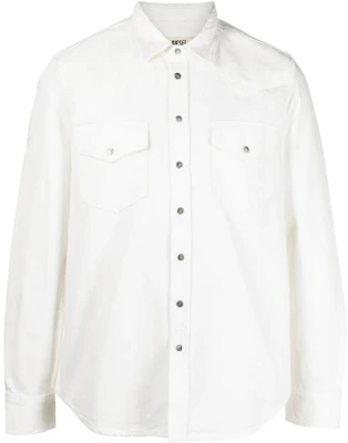 Diesel White Button-Up Collared Shirt Style Jacket A021600ABBG-100 Buy Diesel White Button-Up Collared Shirt Style Jacket A021600ABBG-100