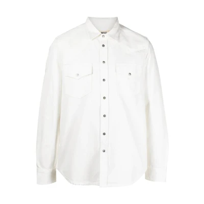 Diesel White Button-Up Collared Shirt Style Jacket A021600ABBG-100