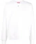 Buy Diesel White Cotton Crewneck Pullover Sweatshirt with Applique Details A040750BAWT100