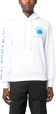 Diesel White Cotton Hoodie Pullover Long Sleeve Sweatshirt A110610HAYT-WHITE Shop Diesel White Cotton Hoodie Pullover Long Sleeve Sweatshirt A110610HAYT-WHITE