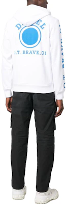 Diesel White Cotton Hoodie Pullover Long Sleeve Sweatshirt A110610HAYT-WHITE Purchase Diesel White Cotton Hoodie Pullover Long Sleeve Sweatshirt A110610HAYT-WHITE