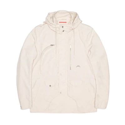 DIESEL A-COLD-WALL* Ivory Nylon Hooded Jacket Collaboration. ACW-JK03-GIACCA-BNPD