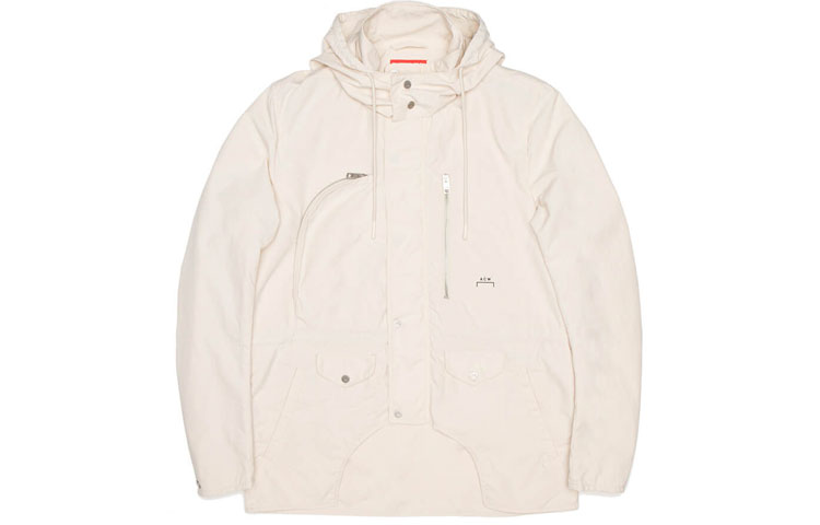 Order DIESEL x A-COLD-WALL* 象牙色尼龍連帽外套聯名款 ACW-JK03-GIACCA-BNPD