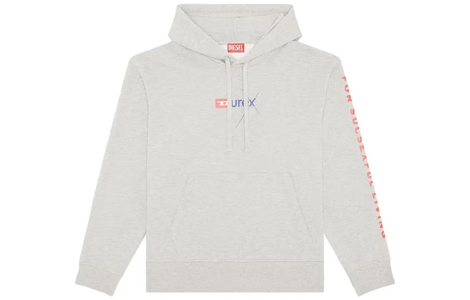 Diesel Durex SS23 Logo Hoodie Casual Grey D20230414-02