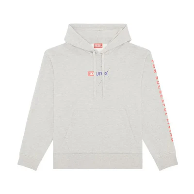 Diesel Durex SS23 Logo Hoodie Casual Grey D20230414-02