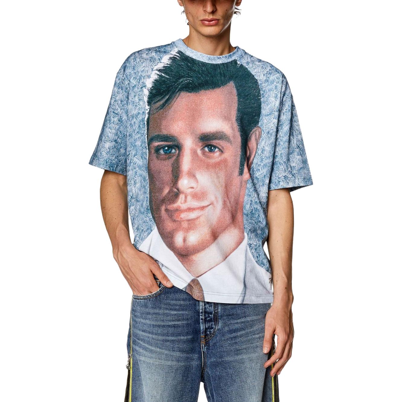 Purchase DIESEL x Tom of Finland SS23 Pride Graphic Unisex T-Shirt Blue P011080SIAL-9XXA