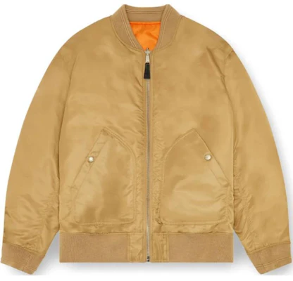 Diesel Yellow Reversible Baseball Collar Long Sleeve Jacket A144080HCAS-7BD Buy Diesel Yellow Reversible Baseball Collar Long Sleeve Jacket A144080HCAS-7BD