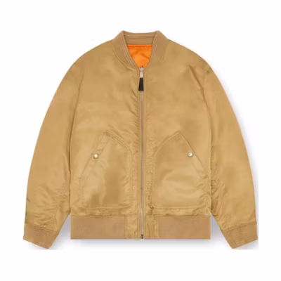 Diesel Yellow Reversible Baseball Collar Long Sleeve Jacket A144080HCAS-7BD