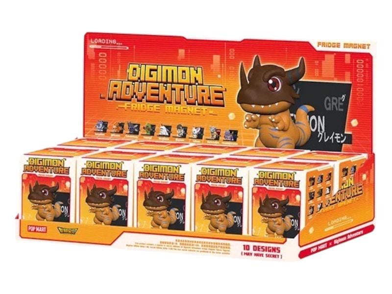 Buy Digimon x Pop Mart Adventure Fridge Magnet Sealed Case (10 Blind Box)