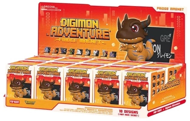 Digimon x Pop Mart Adventure Fridge Magnet Sealed Case (10 Blind Box) Buy Digimon x Pop Mart Adventure Fridge Magnet Sealed Case (10 Blind Box)