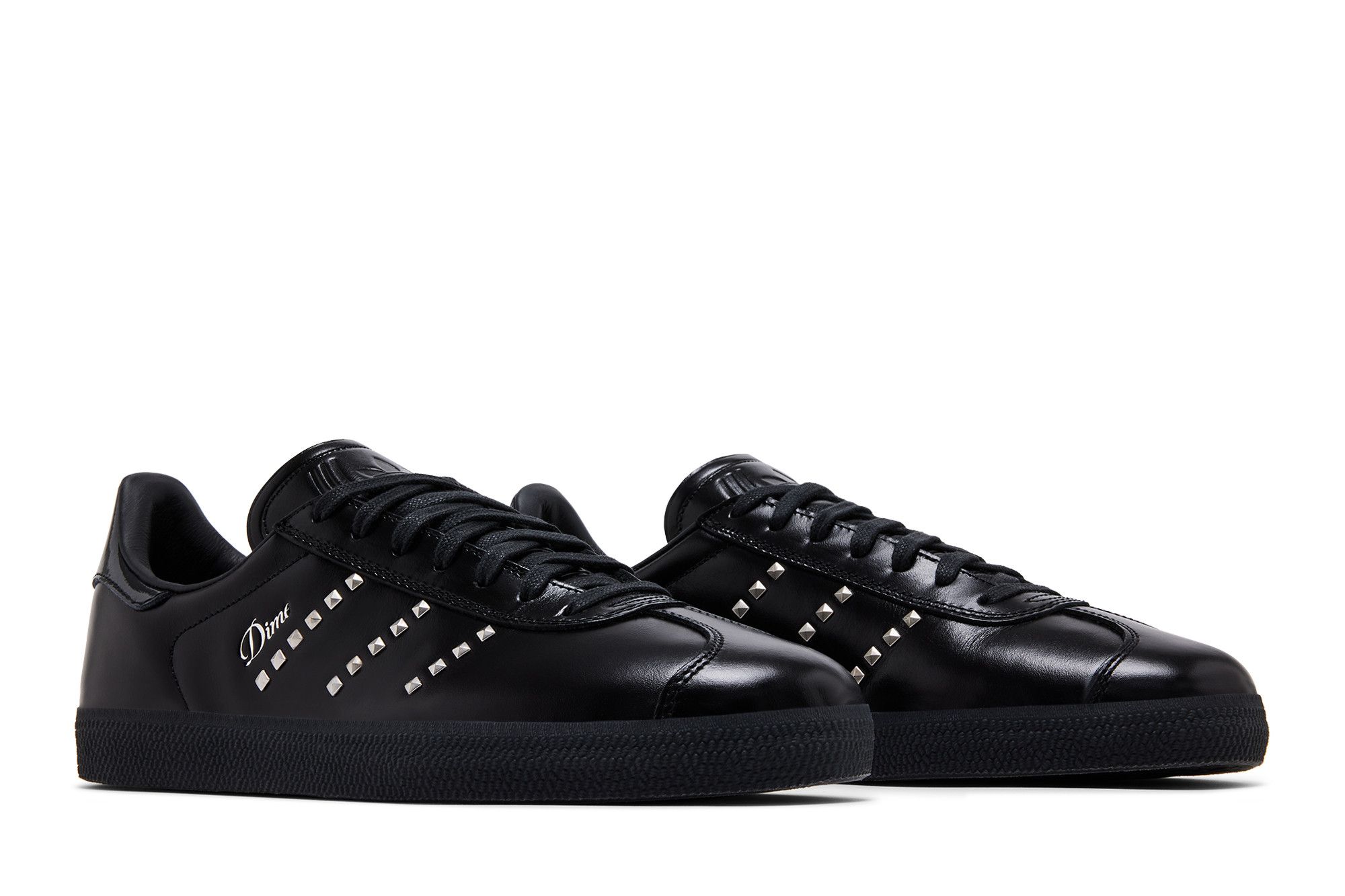 Cheap Dime x adidas Gazelle ADV「黑色銀色金屬鉚釘」 IH2946
