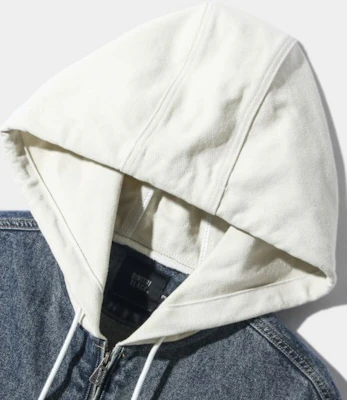 Dimitri Black 2WAY OG Essential Detroit Hooded Zip-Up Denim Dust Indigo DBE1DJ01DI Purchase Dimitri Black 2WAY OG Essential Detroit Hooded Zip-Up Denim Dust Indigo DBE1DJ01DI