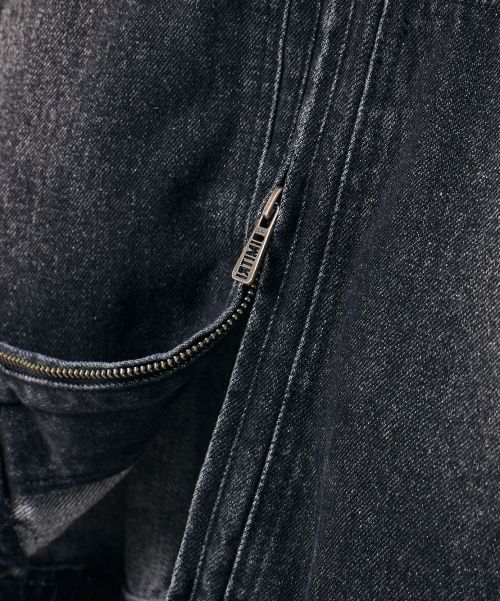 Details for DIMITRI 黑色雙穿OG款底特律連帽外套復古黑色丹寧 DBF1DJ01VB