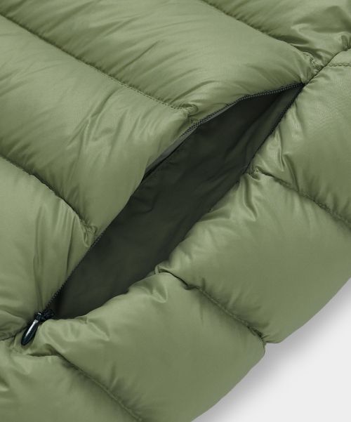 Details for Dimitri Black [Renewal] Light Shell Lightweight PCK Down Jacket - Khaki VBE7HH02KK