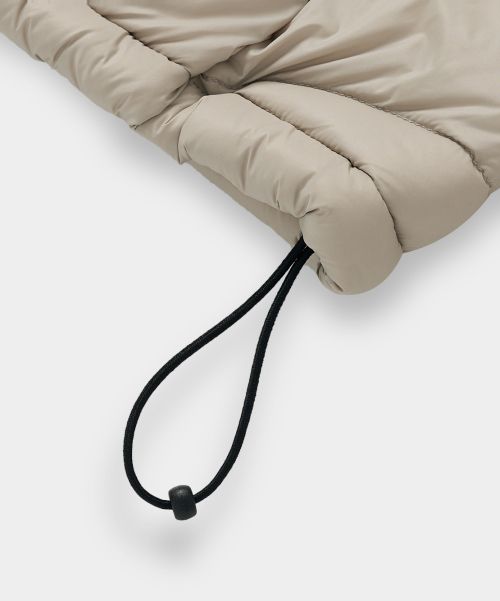 Sizing Dimitri Black [Renewal] Light Shell Lightweight PCK Down Jacket - Oatmeal VBE7HH02LG