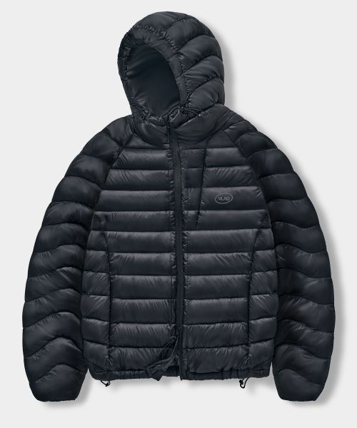 Dimitri Black [Renewal] Lightweight Shell PCK Down Jacket - Black VBE7HH02BK