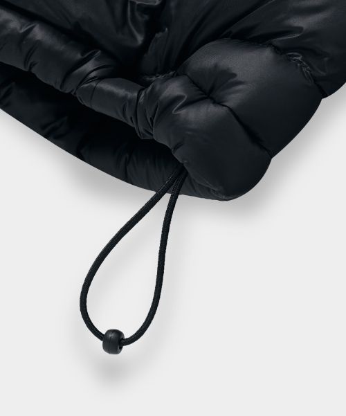 Sizing Dimitri Black [Renewal] Lightweight Shell PCK Down Jacket - Black VBE7HH02BK