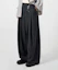 Buy Dimitri Black Adjust Two-Tuck Wide Slacks_Stripe Charcoal DBE7PL01CH