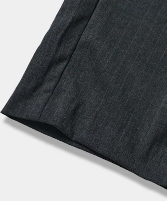 Dimitri Black Adjust Two-Tuck Wide Slacks_Stripe Charcoal DBE7PL01CH Details for Dimitri Black Adjust Two-Tuck Wide Slacks_Stripe Charcoal DBE7PL01CH