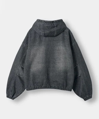 DIMITRI BLACK ASI Four Season Essential Hoodie Zip-Up_Denim Vintage Black ABF1DJ01VB Order DIMITRI BLACK ASI Four Season Essential Hoodie Zip-Up_Denim Vintage Black ABF1DJ01VB