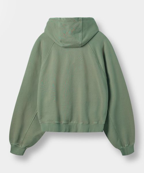 Order Dimitri Black ASI Four Seasons Essential Cropped Hoodie Zip-Up - Pigment Green ABF1TH02GN