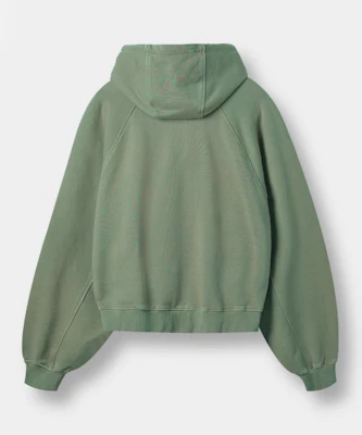 Dimitri Black ASI Four Seasons Essential Cropped Hoodie Zip-Up - Pigment Green ABF1TH02GN Order Dimitri Black ASI Four Seasons Essential Cropped Hoodie Zip-Up - Pigment Green ABF1TH02GN