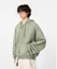 Lookbook Dimitri Black ASI Four Seasons Essential Cropped Hoodie Zip-Up - Pigment Green ABF1TH02GN