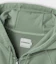 Shop Dimitri Black ASI Four Seasons Essential Cropped Hoodie Zip-Up - Pigment Green ABF1TH02GN