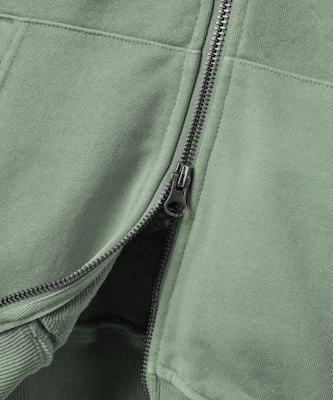 Dimitri Black ASI Four Seasons Essential Cropped Hoodie Zip-Up - Pigment Green ABF1TH02GN Details for Dimitri Black ASI Four Seasons Essential Cropped Hoodie Zip-Up - Pigment Green ABF1TH02GN