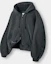 Buy DIMITRI BLACK ASI Four Seasons Essential Hoodie Zip-Up_Crop Pigment Charcoal ABF1TH02CH