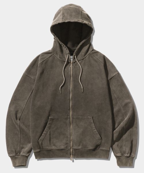 Order DIMITRI BLACK ASI Four Seasons Essential Hoodie Zip-Up_Pigment Brown ABDNTH01BR