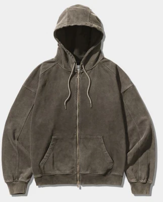DIMITRI BLACK ASI Four Seasons Essential Hoodie Zip-Up_Pigment Brown ABDNTH01BR Order DIMITRI BLACK ASI Four Seasons Essential Hoodie Zip-Up_Pigment Brown ABDNTH01BR