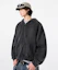 Lookbook DIMITRI BLACK ASI Four Seasons Essential Hoodie Zip-Up_Crop Pigment Charcoal ABF1TH02CH