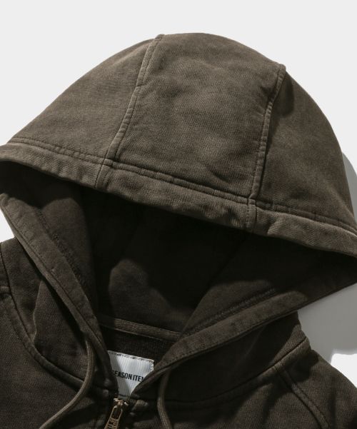 Purchase DIMITRI BLACK ASI Four Seasons Essential Hoodie Zip-Up_Pigment Brown ABDNTH01BR