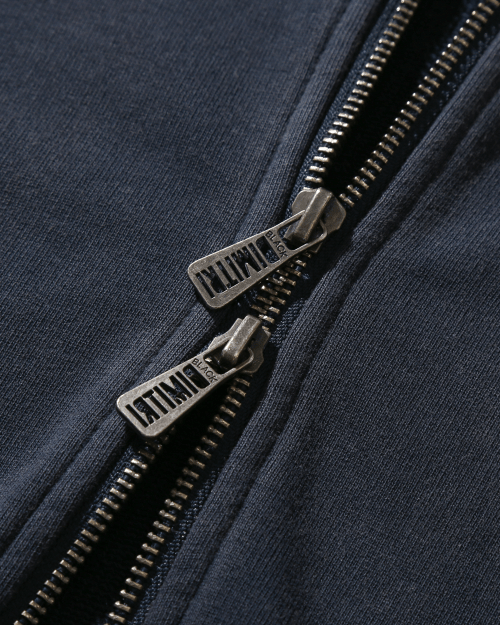 Sizing DIMITRI BLACK ASI 四季基本款連帽拉鍊外套 - 顏料海軍藍 ABD1TH01NY