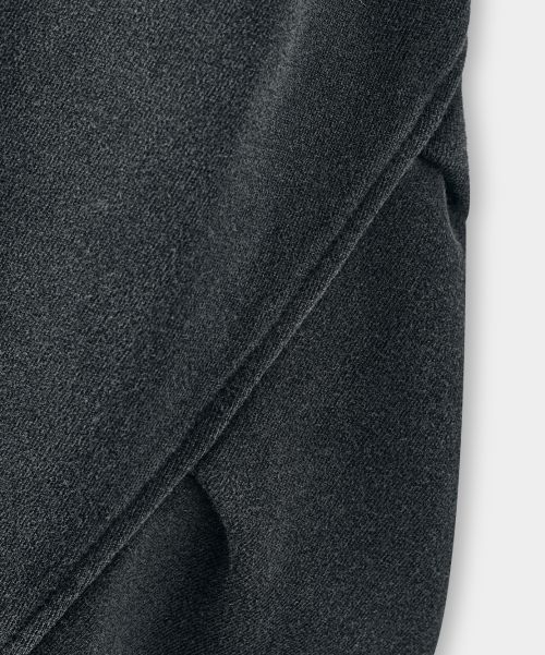 Sizing DIMITRI BLACK ASI Four Seasons Essential Hoodie Zip-Up_Crop Pigment Charcoal ABF1TH02CH