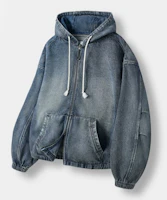 DIMITRI BLACK ASI Four Seasons Essential Zip-Up Hoodie_Denim Dust Indigo ABF1DJ01DI DIMITRI BLACK ASI Four Seasons Essential Zip-Up Hoodie_Denim Dust Indigo ABF1DJ01DI