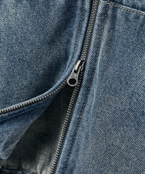 Details for DIMITRI BLACK ASI Four Seasons Essential Zip-Up Hoodie_Denim Dust Indigo ABF1DJ01DI