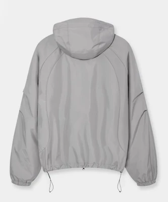 DIMITRI BLACK Balaclava Slash Hood Zip-Up Windbreaker Grey VBF1JP01GR Order DIMITRI BLACK Balaclava Slash Hood Zip-Up Windbreaker Grey VBF1JP01GR