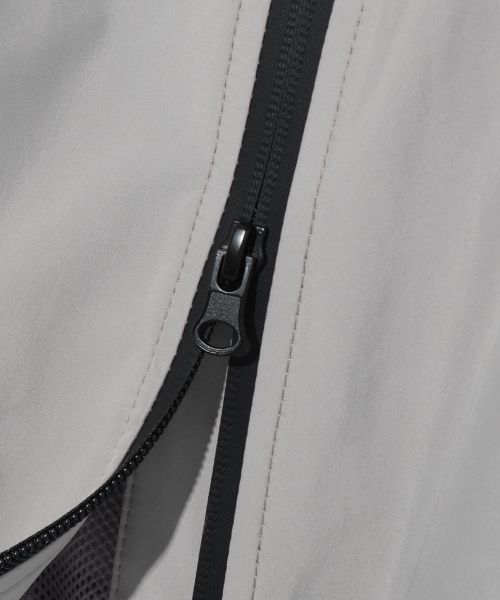 Details for DIMITRI BLACK Balaclava Slash Hood Zip-Up Windbreaker Grey VBF1JP01GR
