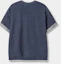 Shop DIMITRI BLACK 拼色分層短袖捲邊T恤_深藍 DBF5TS02NY