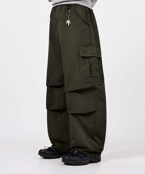 DIMITRI BLACK M65 Parachute Curved Pants_NC Olive DBF1PL03OL
