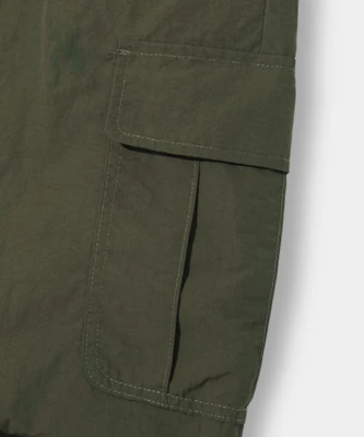 DIMITRI BLACK M65 Parachute Curved Pants_NC Olive DBF1PL03OL Details for DIMITRI BLACK M65 Parachute Curved Pants_NC Olive DBF1PL03OL