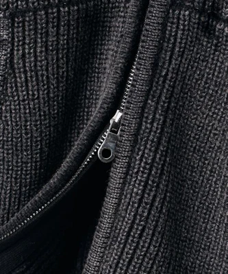 Dimitri Black Pigment Track Knit Hoodie Zip-Up in Pigment Charcoal DBE8KH03CH Purchase Dimitri Black Pigment Track Knit Hoodie Zip-Up in Pigment Charcoal DBE8KH03CH