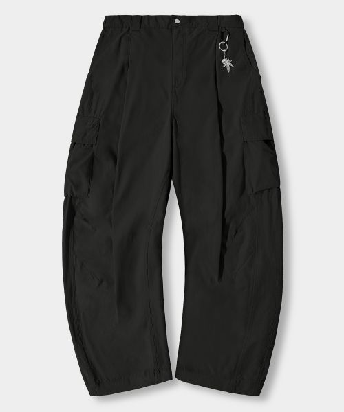 Order DIMITRI BLACK VLAD Curved Banding Cargo Pants_Black VBF1PL05BK