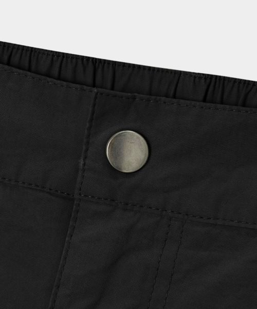 Shop DIMITRI BLACK VLAD Curved Banding Cargo Pants_Black VBF1PL05BK