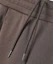Shop 디미트리 블랙 블라드 원턱 커브드 트랙 스웻팬츠_브라운 VBF1PL01BR